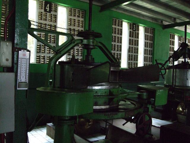 Thee fabriek in de buurt van nuwara eliya.